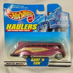 Hot Wheels Haulers Surf 'N Fun Beach Cruiser #65743-87 2000 Mattel New